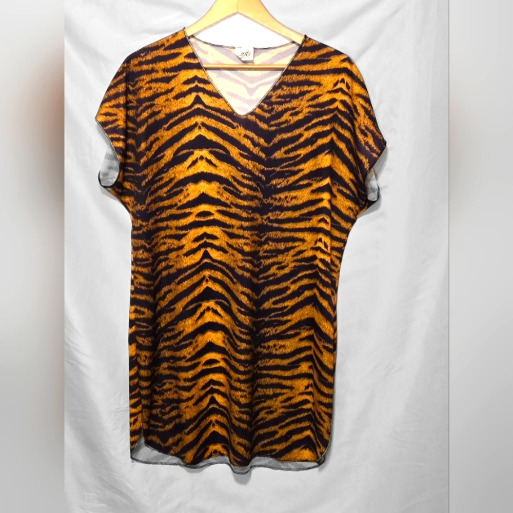 Lingerie, Tiger Print, Large